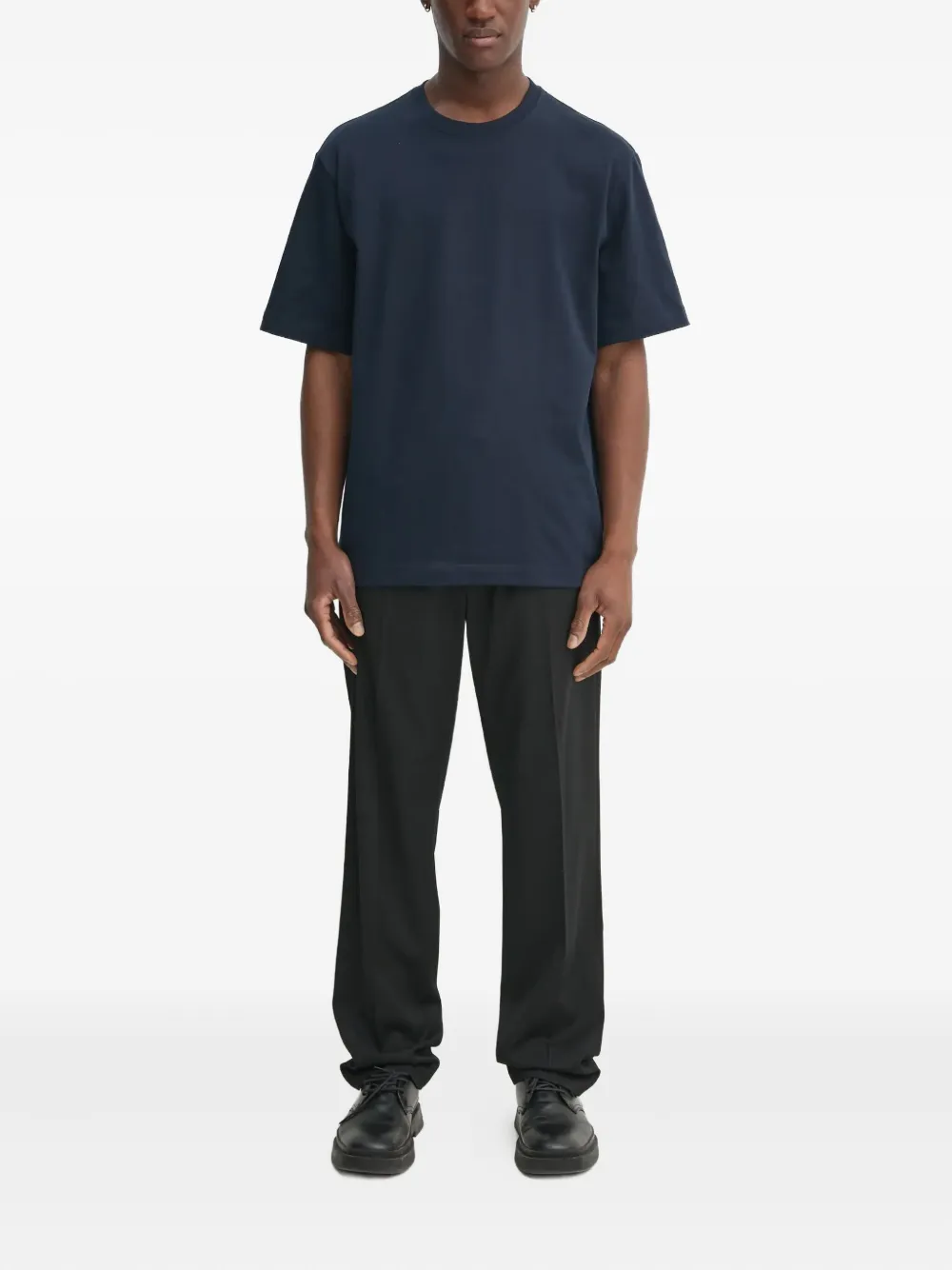 Filippa K Boxy-fit Cotton T-shirt In Blue