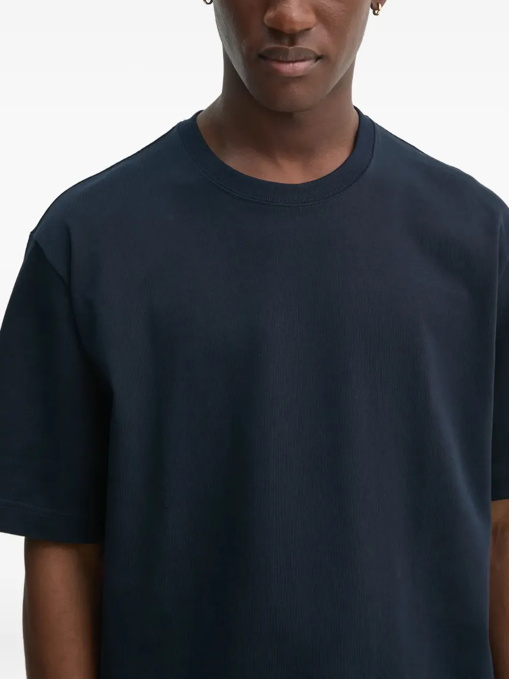 Filippa K Boxy-fit Cotton T-shirt In Blue