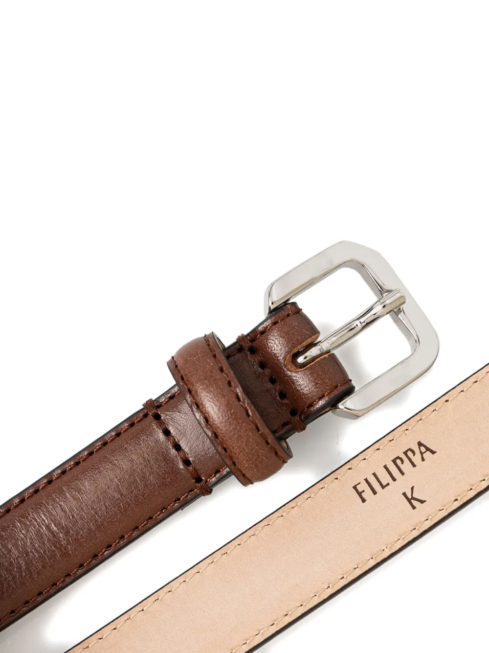 Filippa K Leren riem Bruin