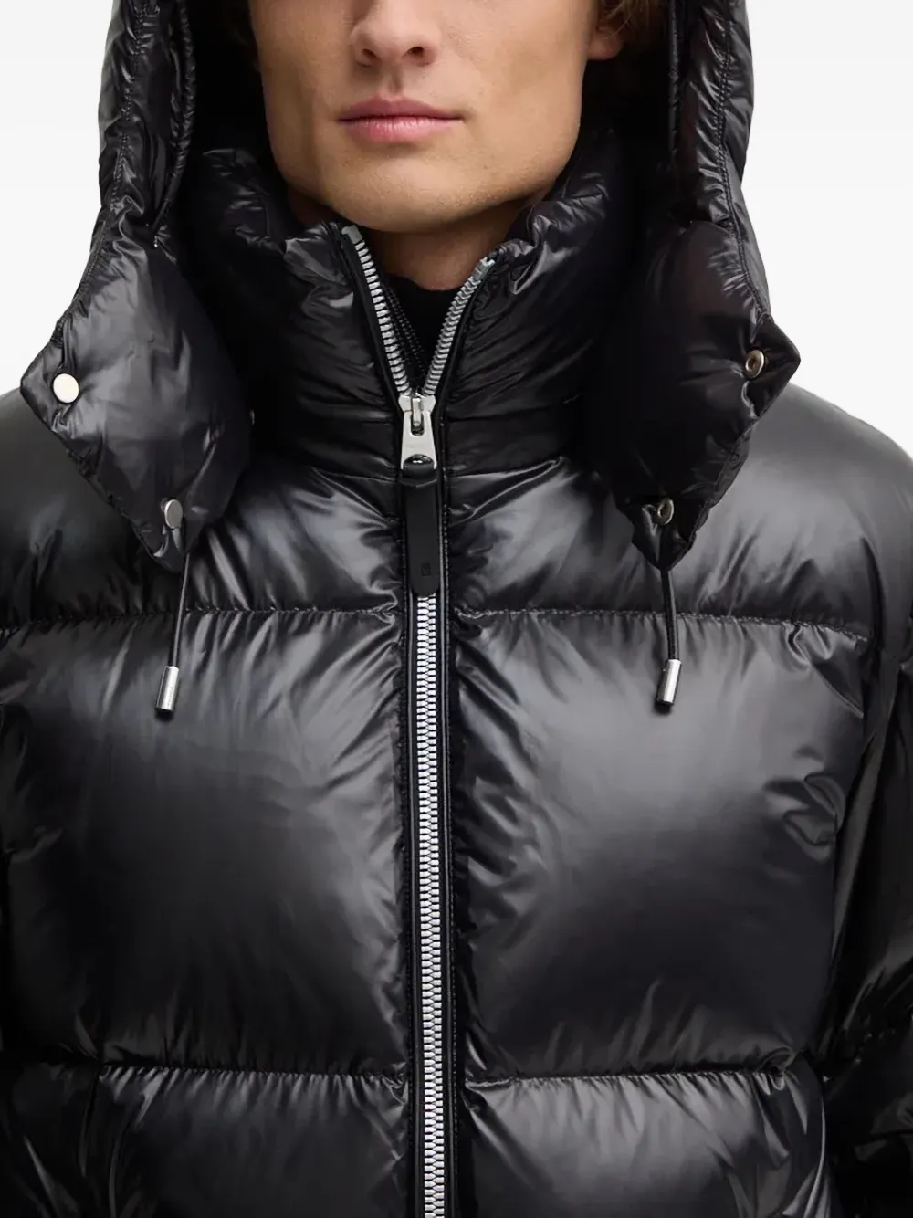 Mackage Ken-Glo jack met capuchon Zwart