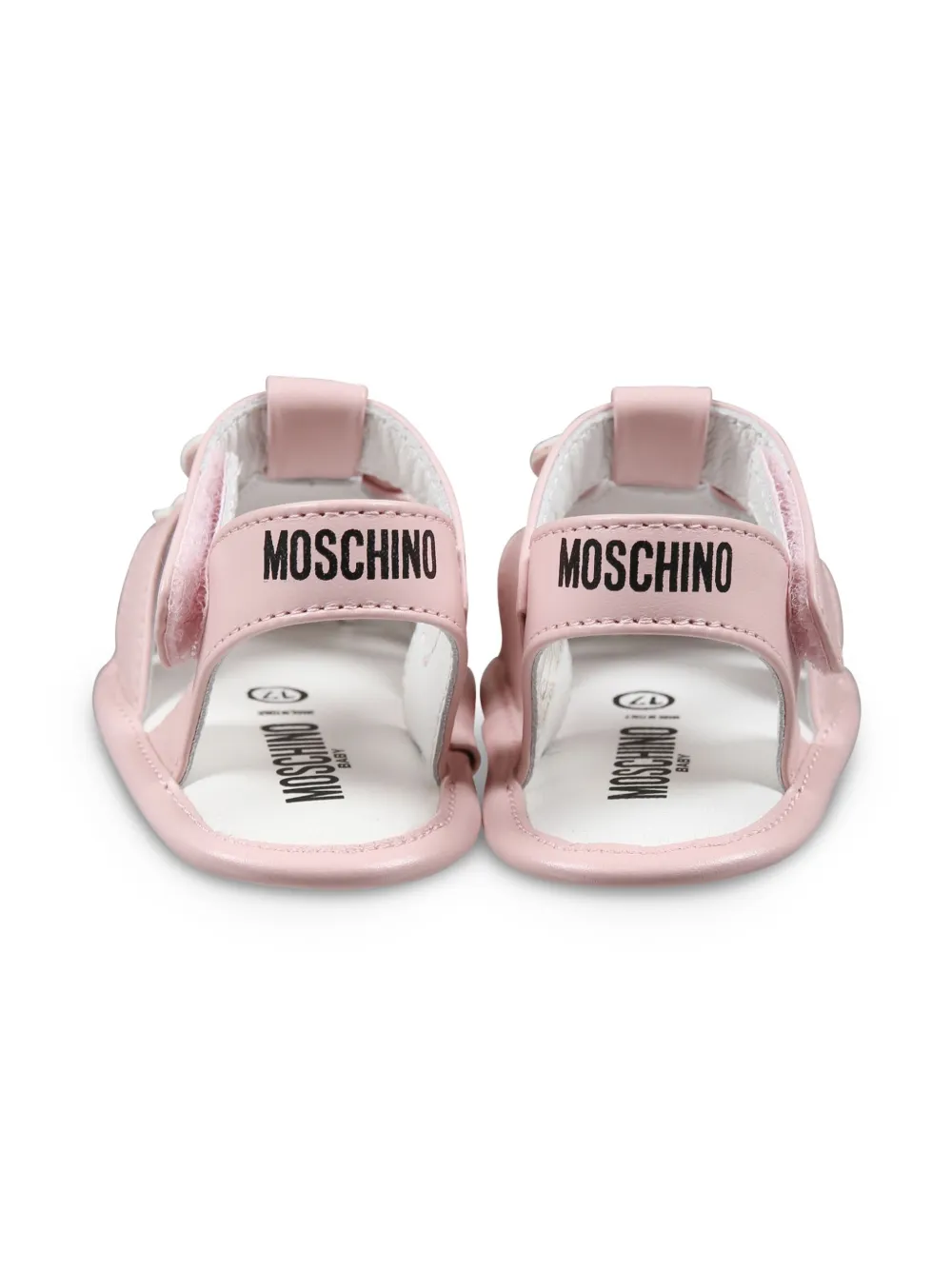 Moschino Kids Sandalen met Teddys Bear applicatie Roze