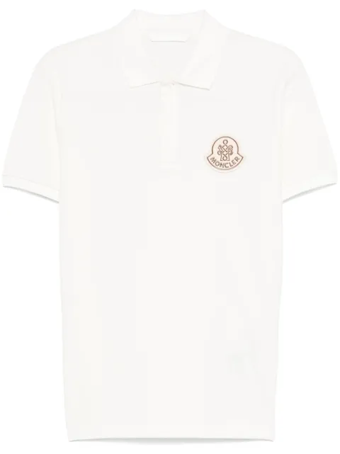 Moncler playera tipo polo con parche Year Of The Snake