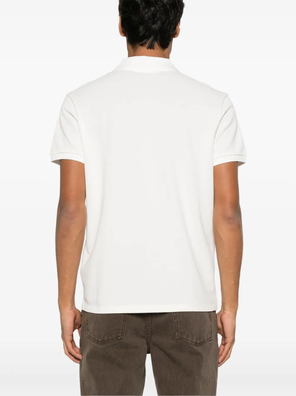 Moncler Year of the Snake katoenen poloshirt met patch Wit