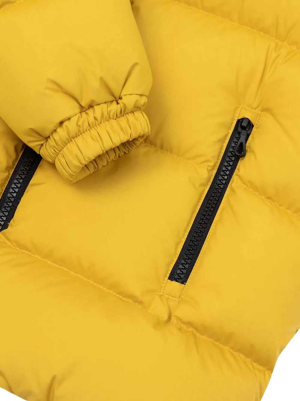 Colmar Kids Gewatteerd jack met logopatch Geel