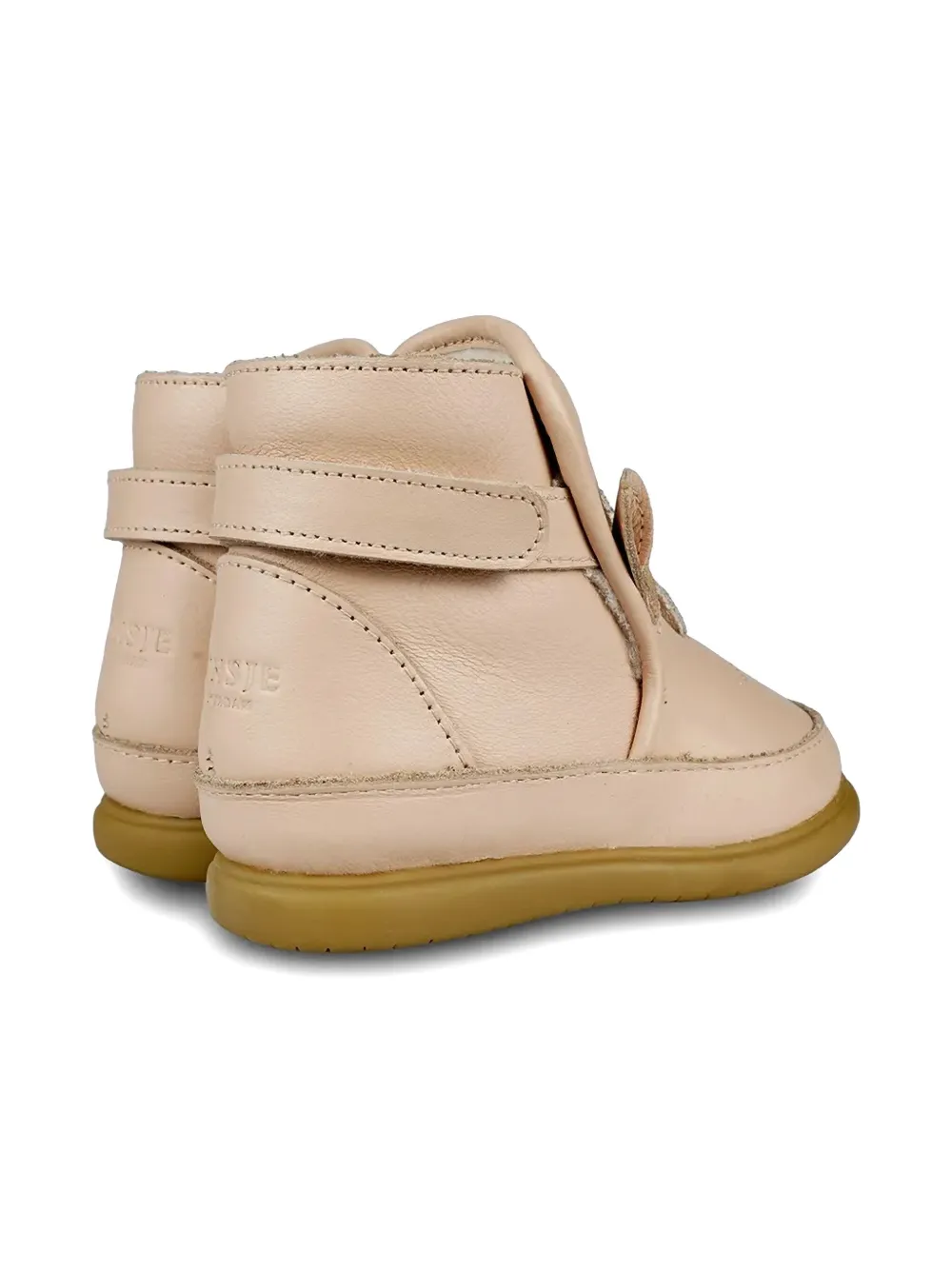 DONSJE TOUCH-STRAP LEATHER BOOTS