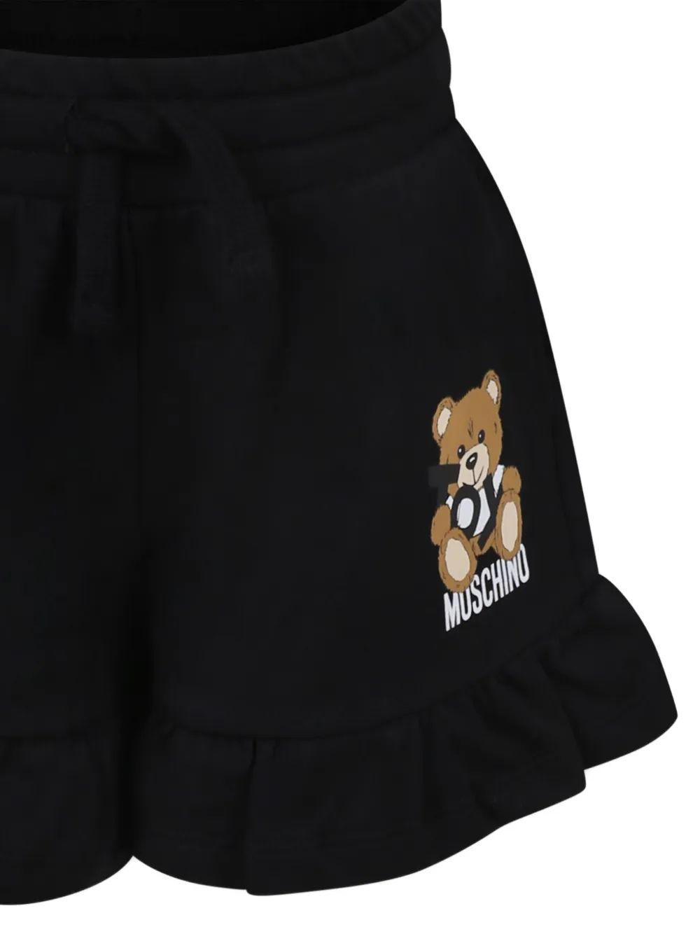 Moschino Kids Shorts Zwart