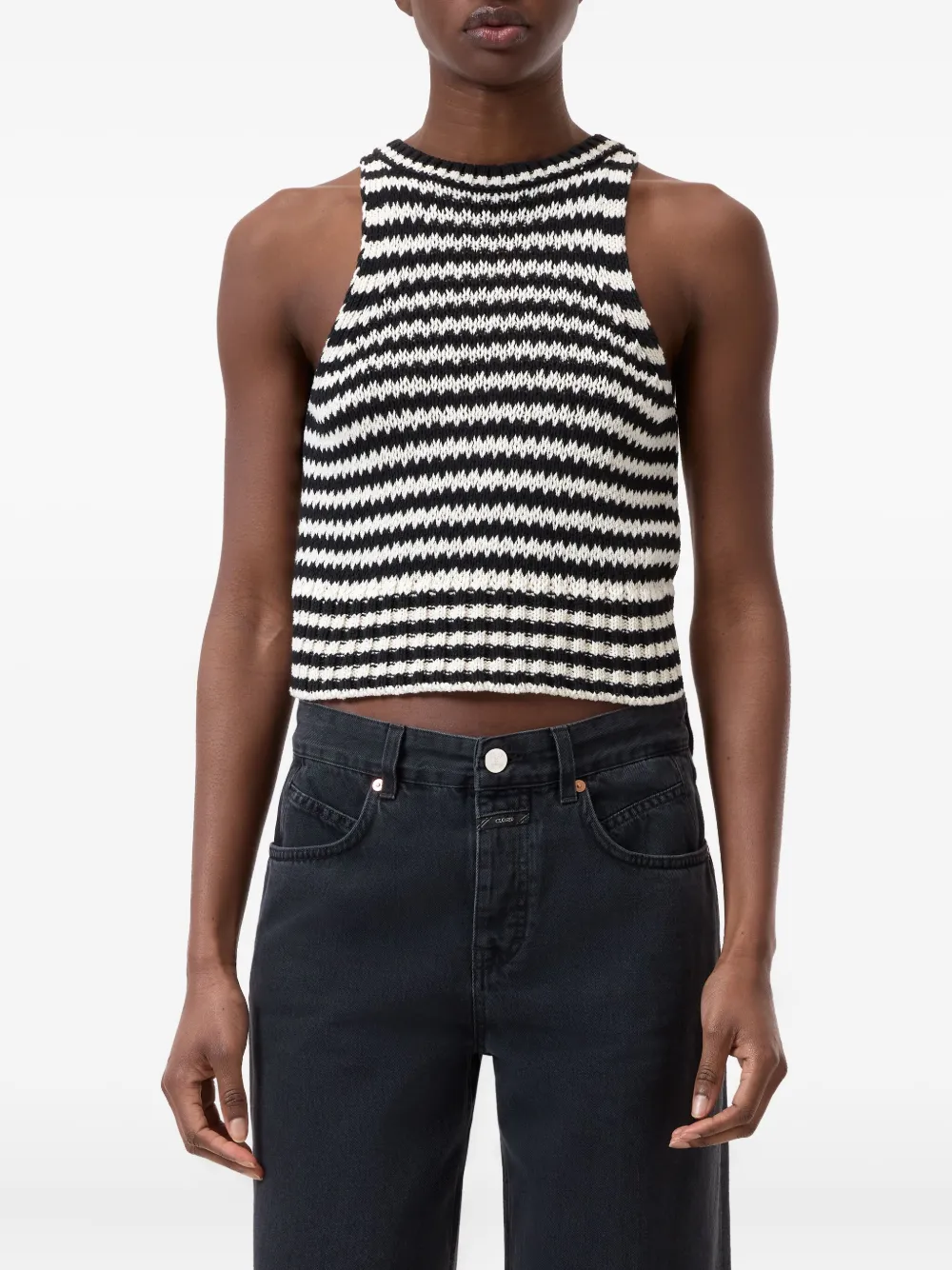 CLOSED COTTON TANK TOP 