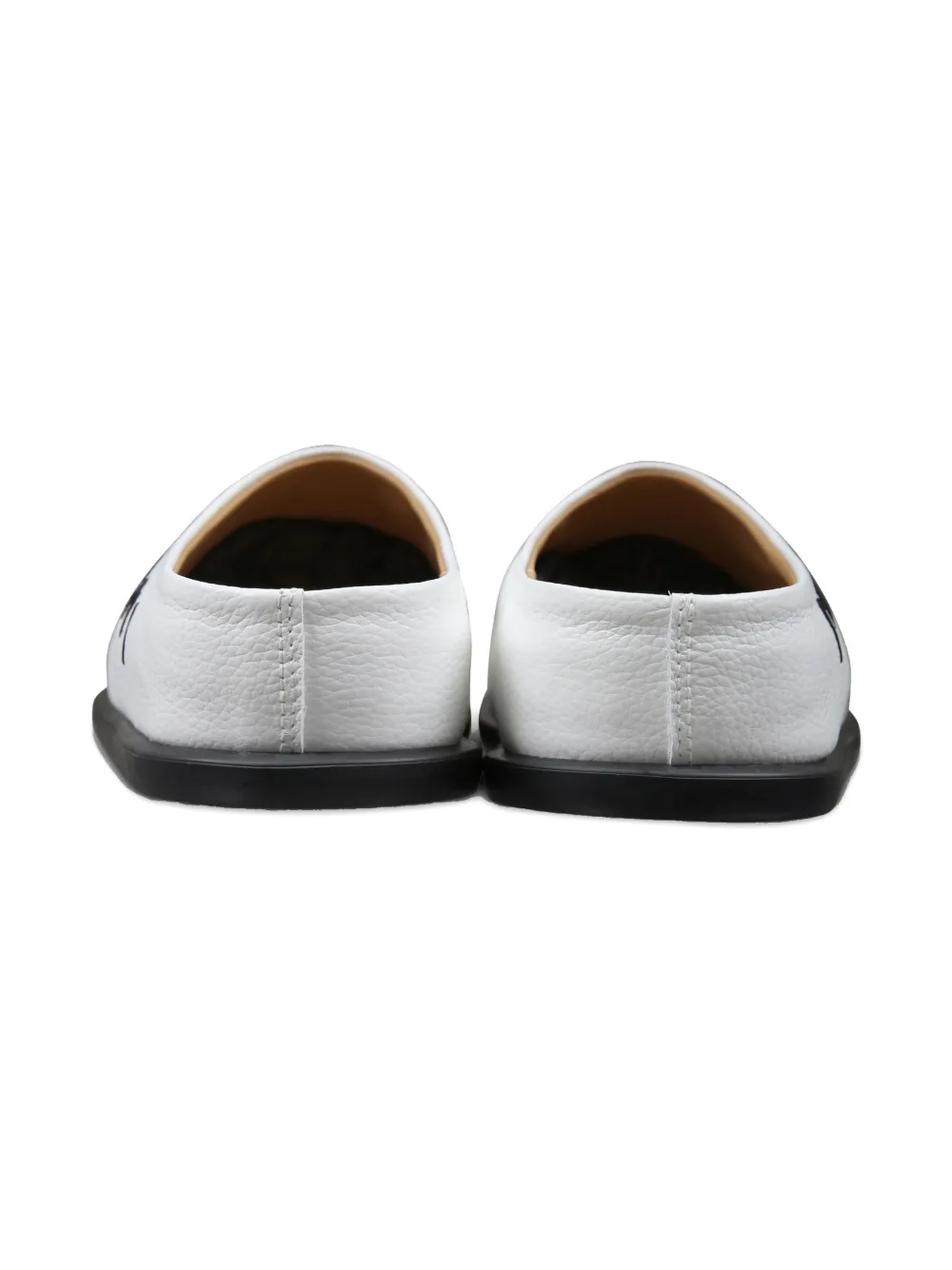 Marni Kids Fussbet slippers White