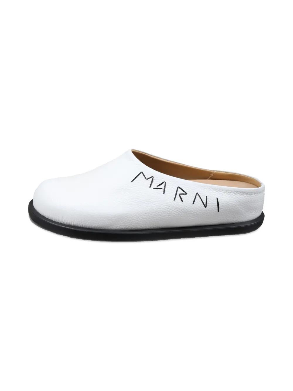 Marni Kids Fussbet slippers White