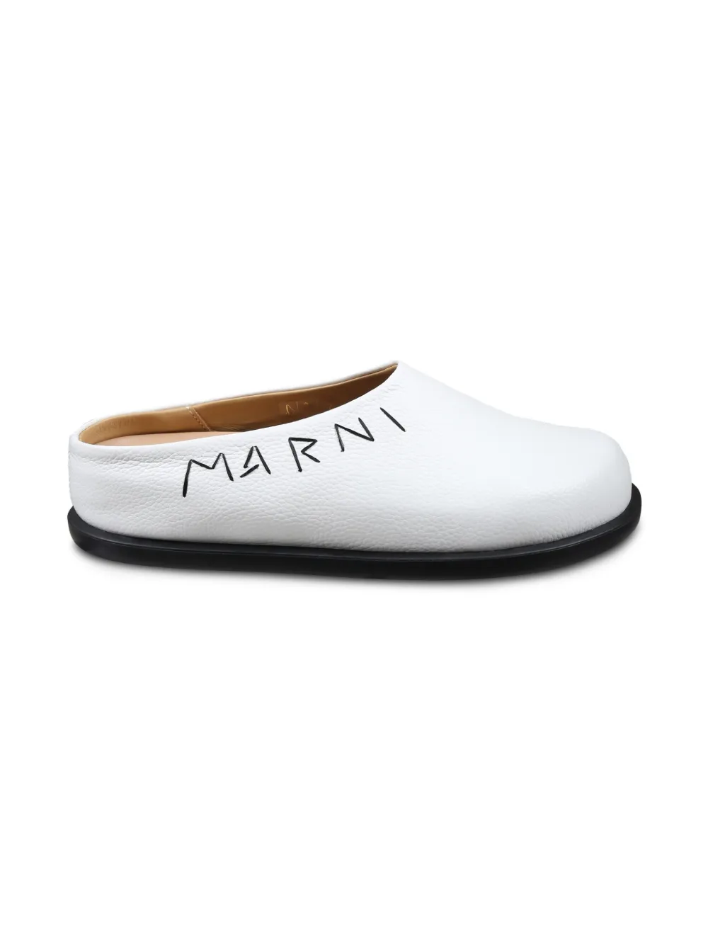 Marni Kids Fussbet slippers White