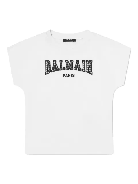 Balmain Kids 코튼 티셔츠
