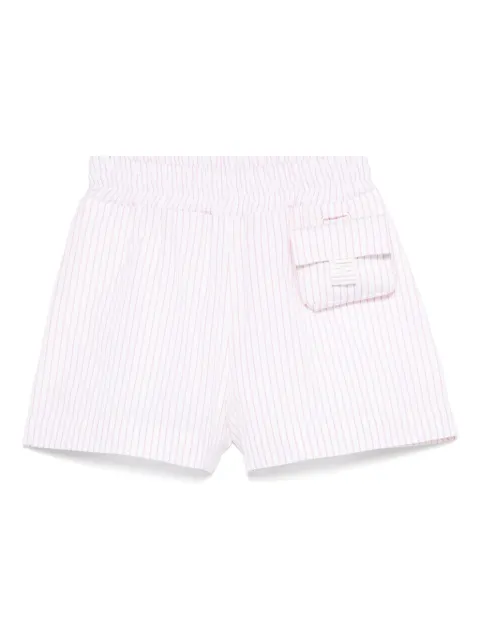 Fendi Kids shorts con motivo de rayas