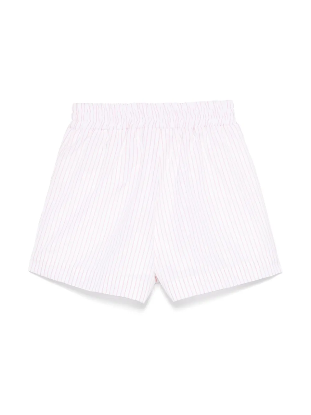 Fendi Kids Gestreepte shorts Roze