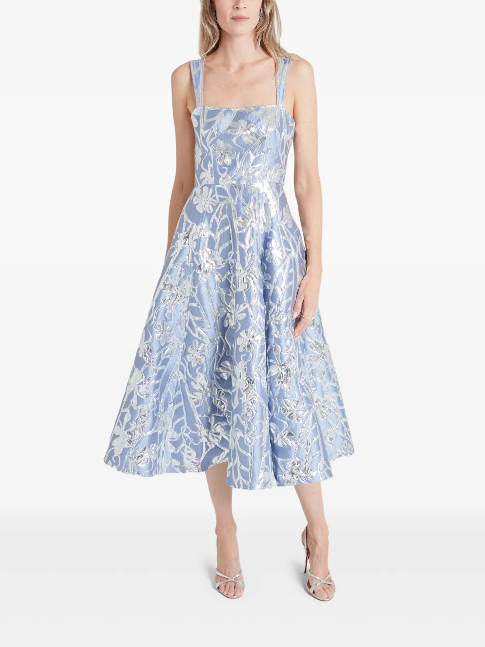 Temperley London Frankel midi-jurk - Blauw