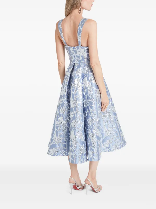 Temperley London Frankel Midi Dress | Blue | FARFETCH