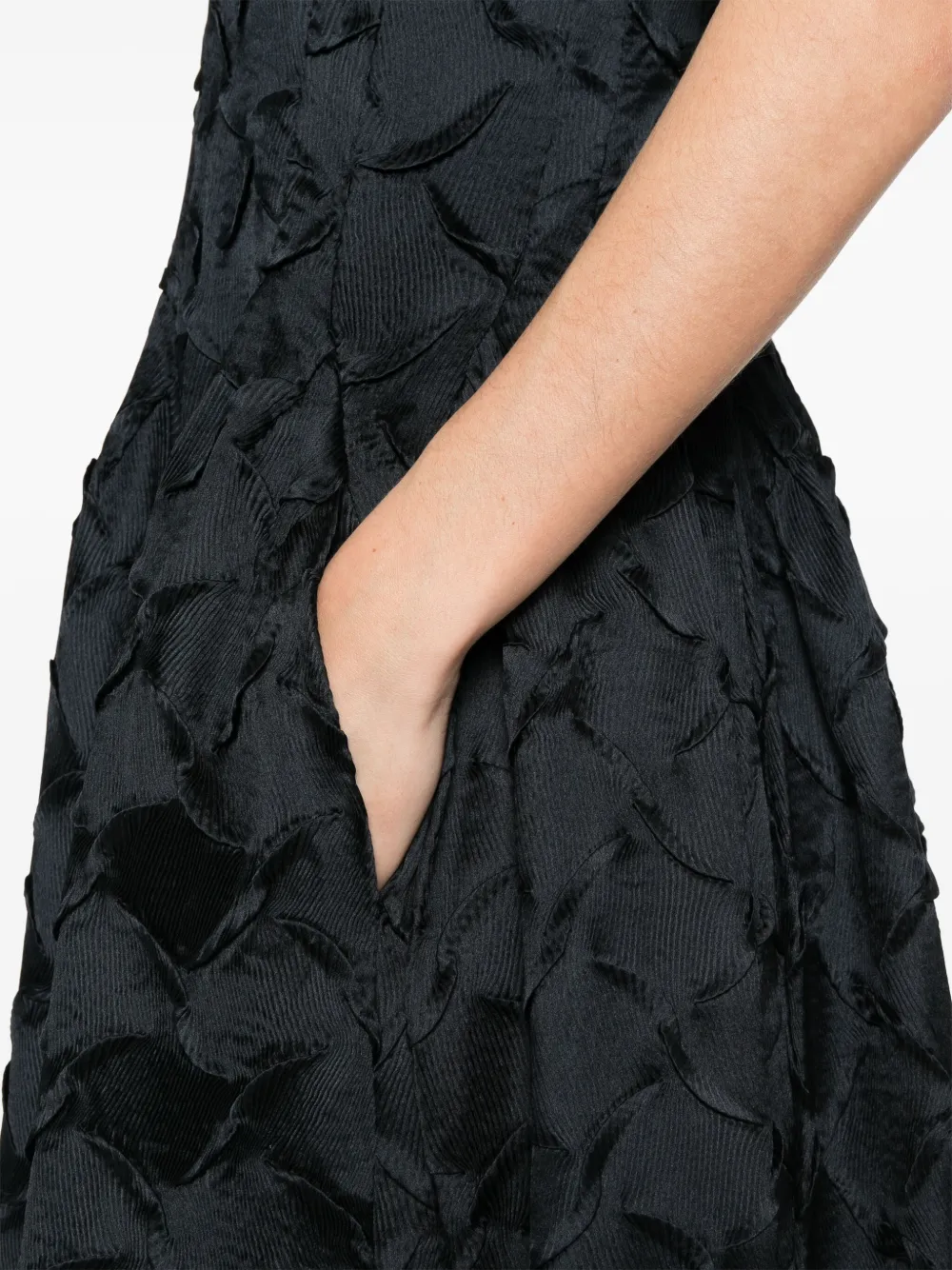 Shop Simkhai Sabine Mini Dress In Black