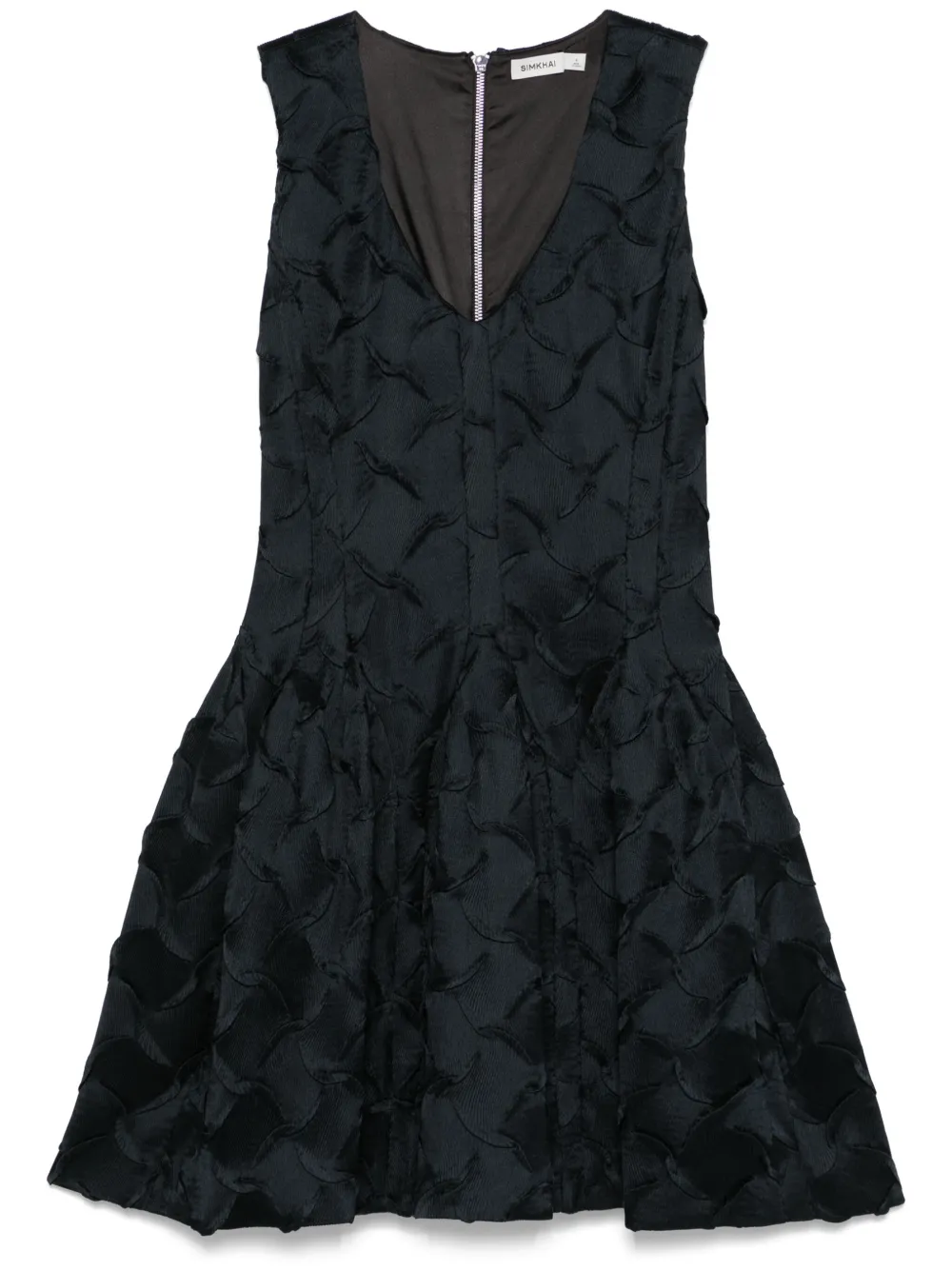 Shop Simkhai Sabine Mini Dress In Black
