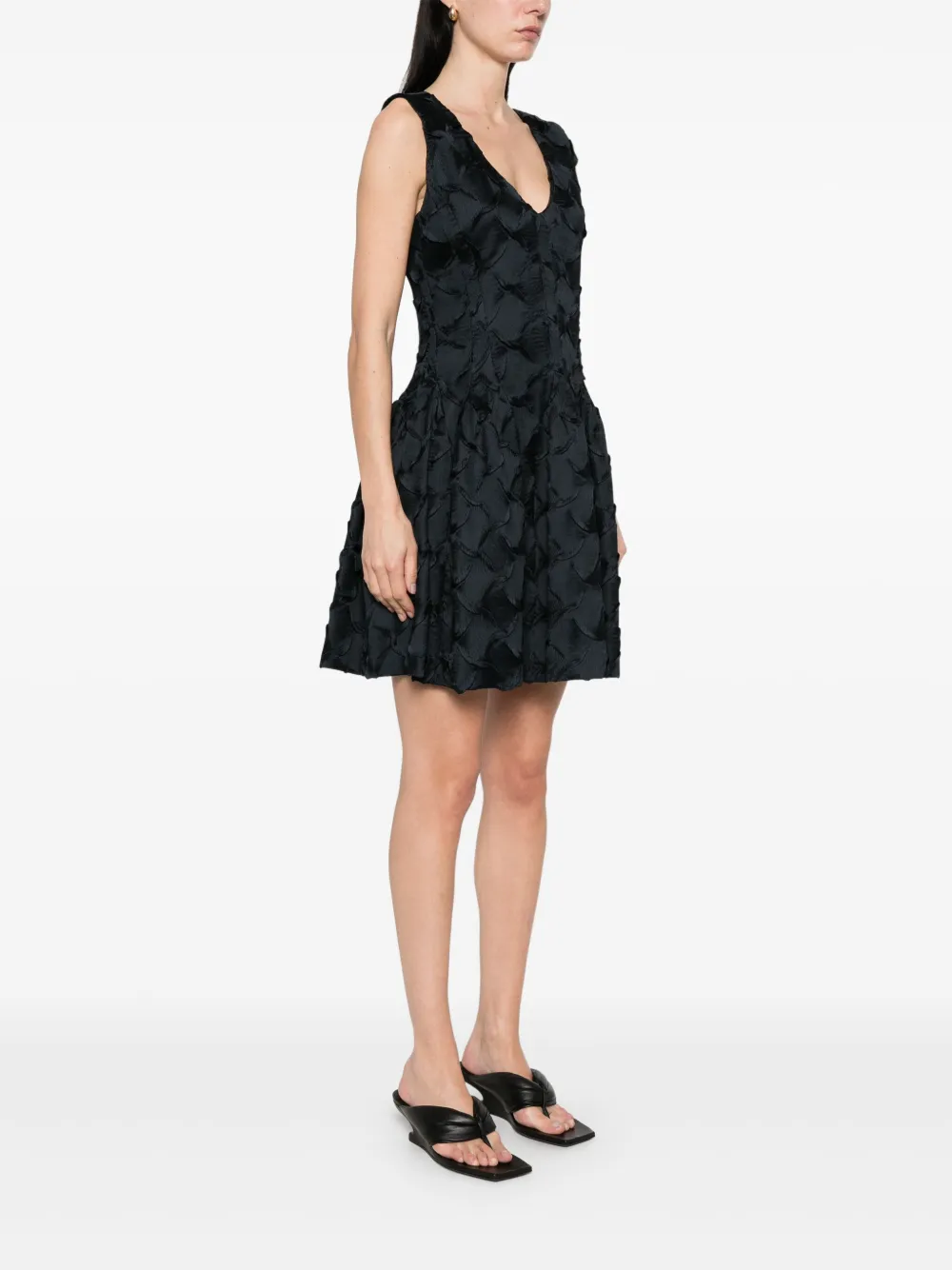 Shop Simkhai Sabine Mini Dress In Black