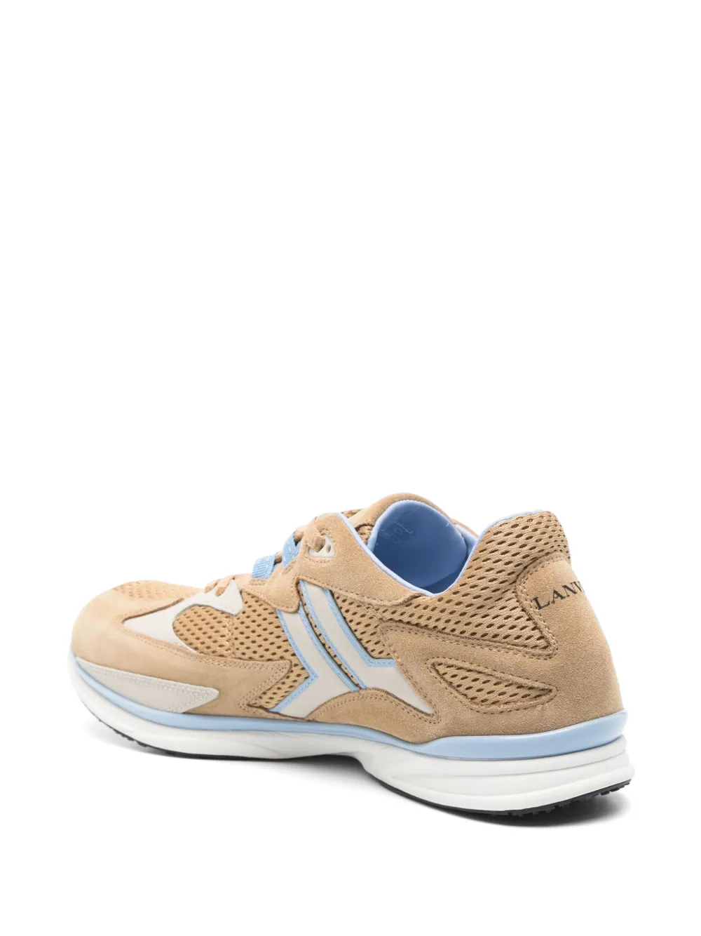 Lanvin mesh-panelled sneakers Brown