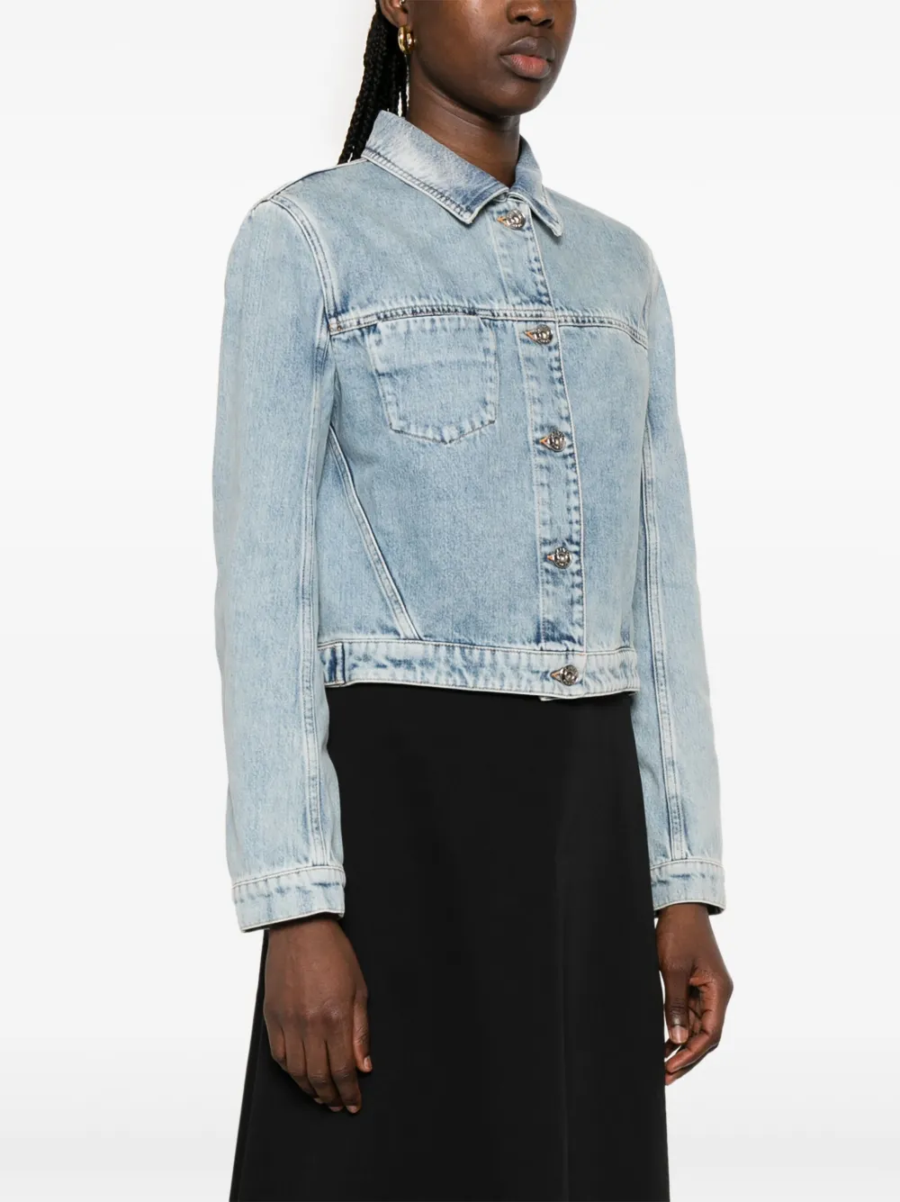 Lanvin Denim jack Blauw