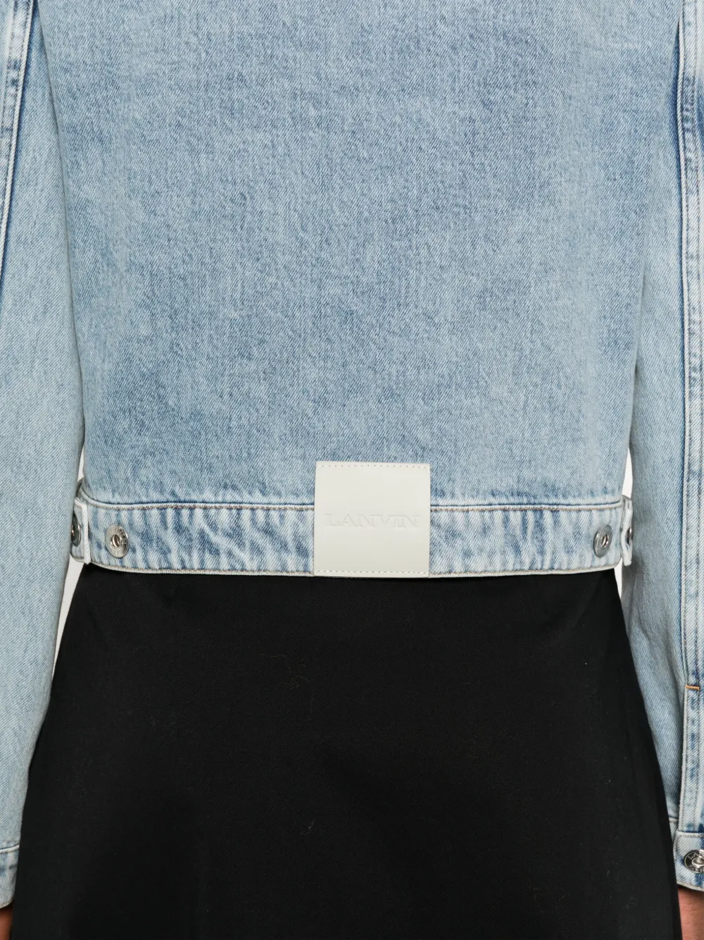 Lanvin Denim jack Blauw