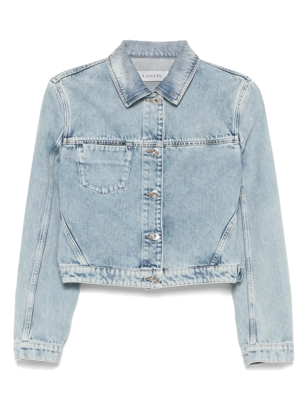 Lanvin Denim jack Blauw