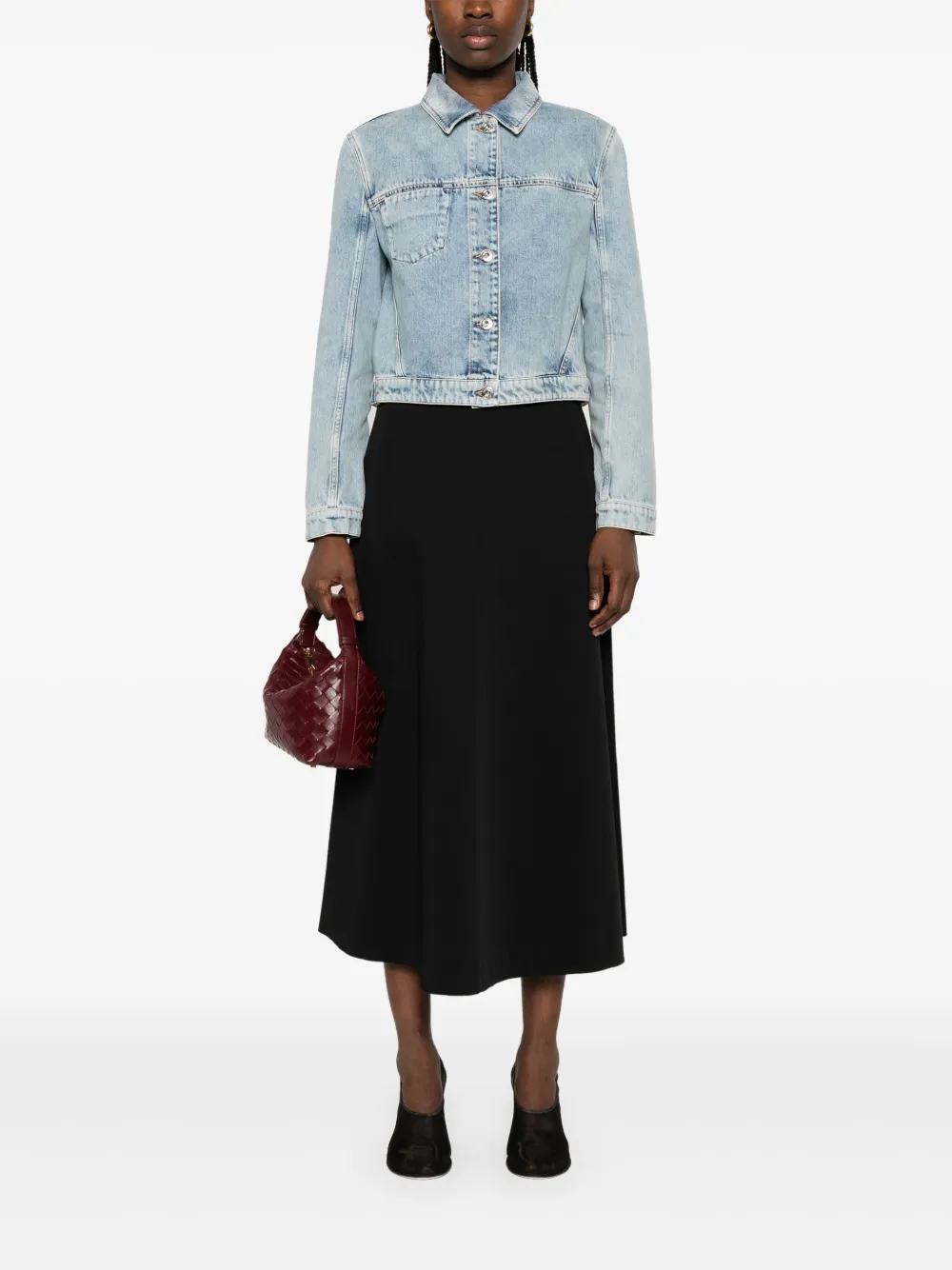 Lanvin Denim jack Blauw