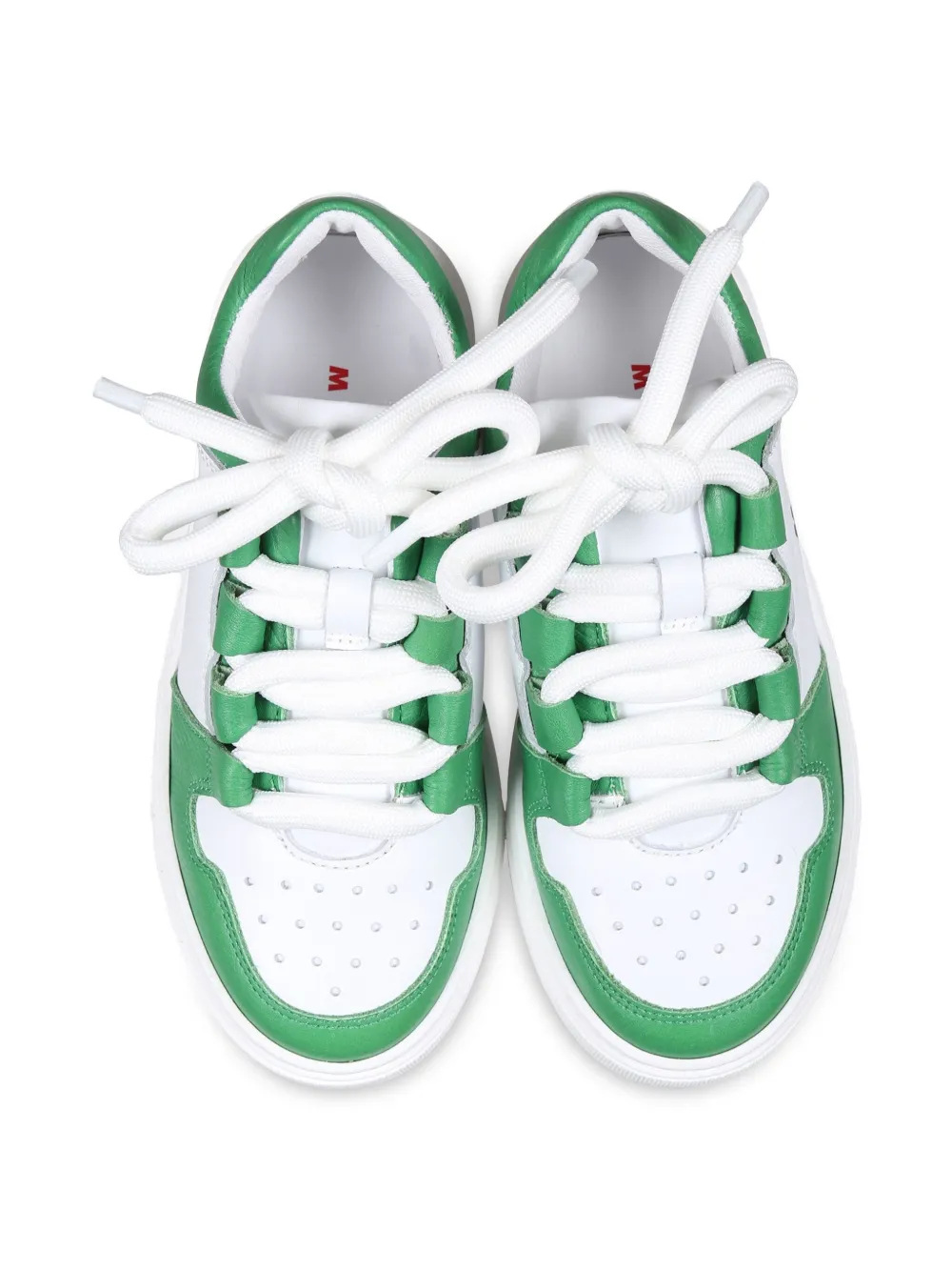 Marni Kids Leren sneakers Wit