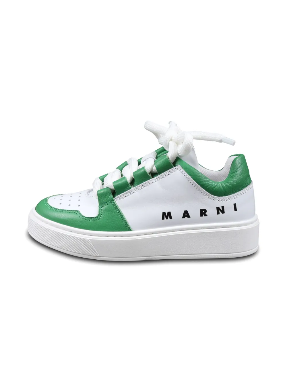 Marni Kids Leren sneakers Wit