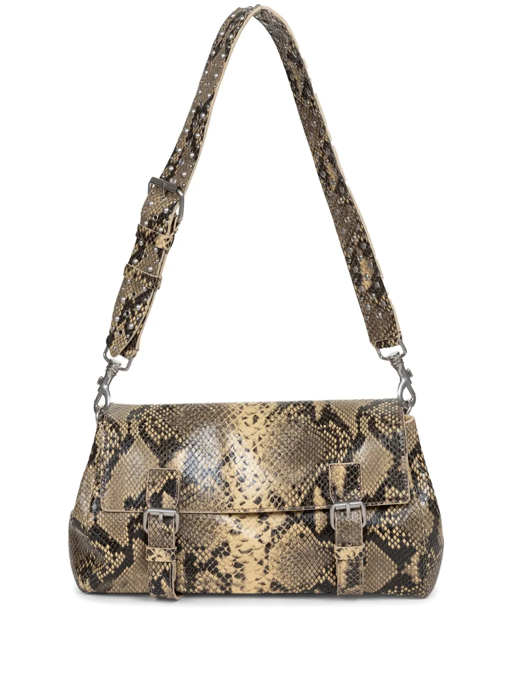 DRIES VAN NOTEN レザー サッチェルバッグ - ニュートラル DRIES VAN NOTEN レザー サッチェルバッグ - ニュートラル