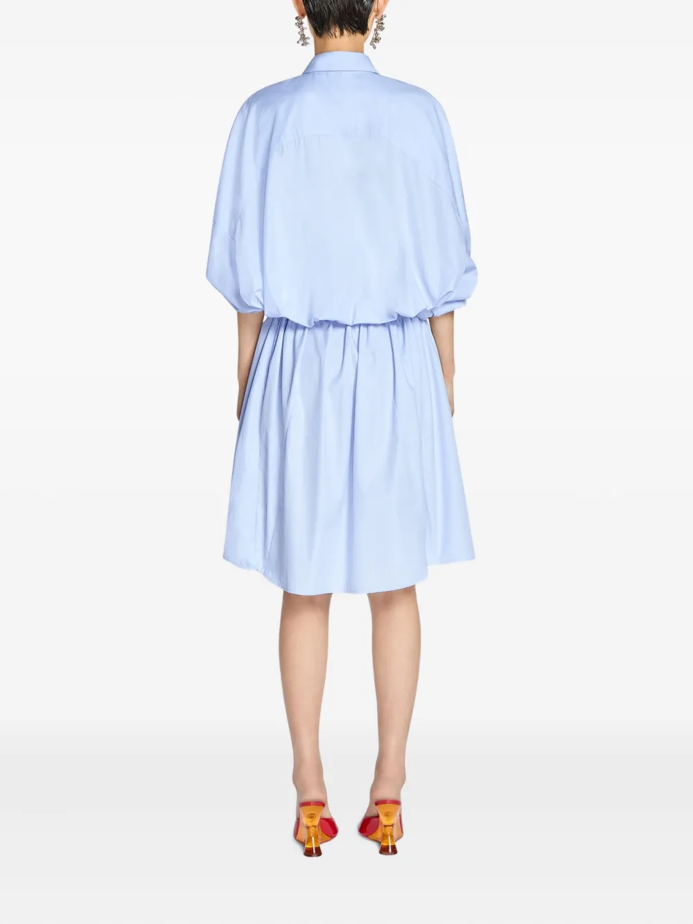 DRIES VAN NOTEN BELTED SHIRT DRESS