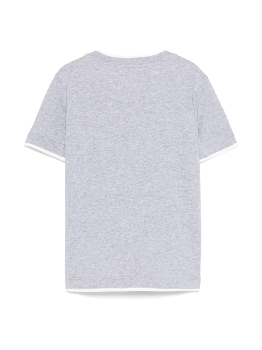 Brunello Cucinelli Kids Gelaagd T-shirt - Grijs