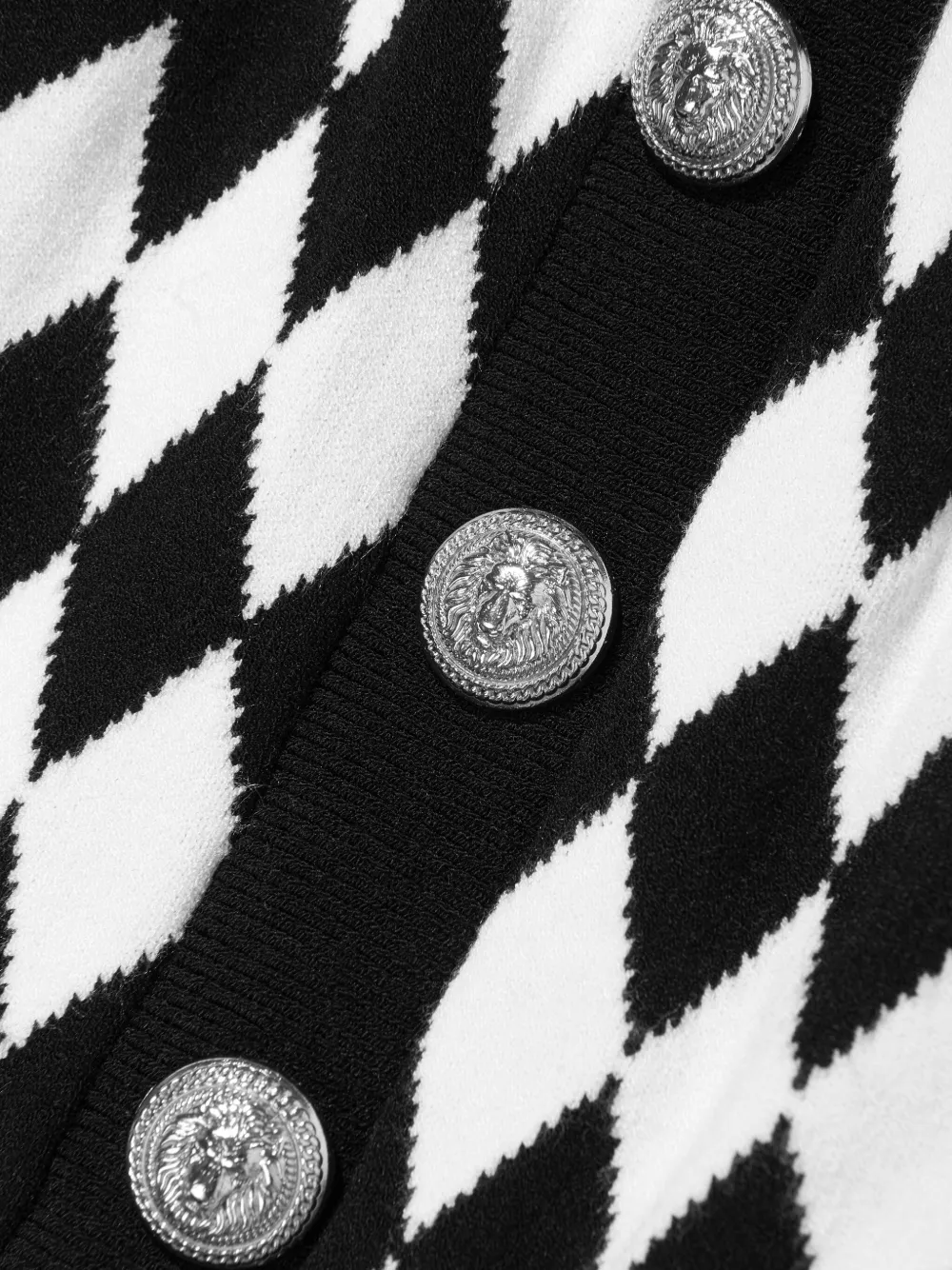 Balmain Kids Rok met geometrische print Zwart