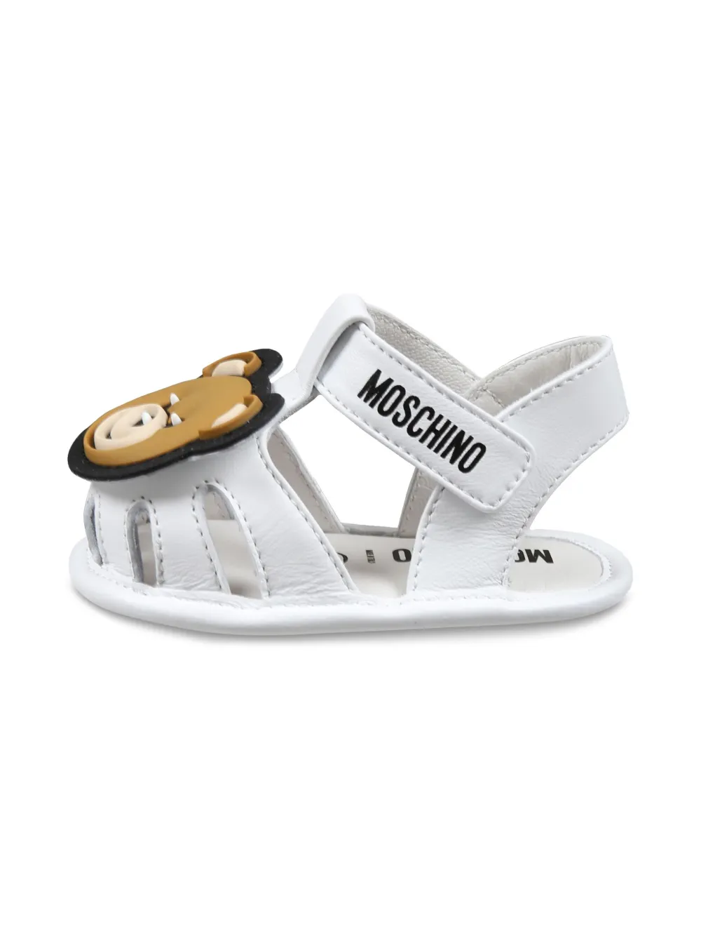 Moschino Kids Teddy Bear sandalen Wit