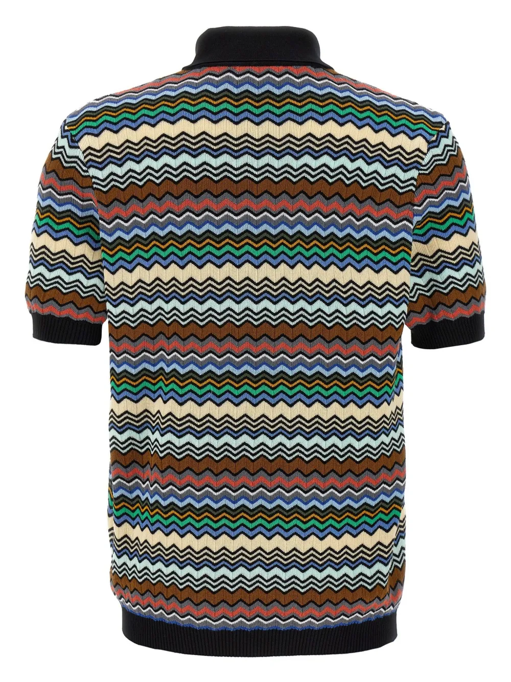 Missoni Zigzag polo shirt - Zwart