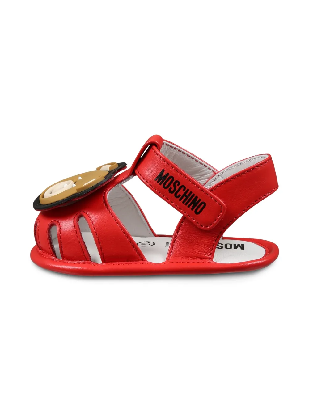 Moschino Kids Sandalen met Teddys Bear applicatie Rood