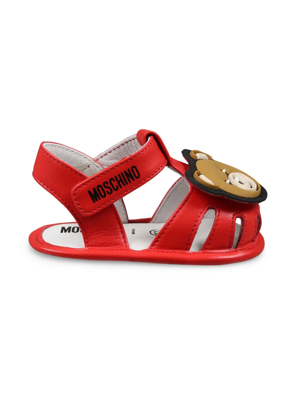 Moschino Kids Sandalen met Teddys Bear applicatie Rood