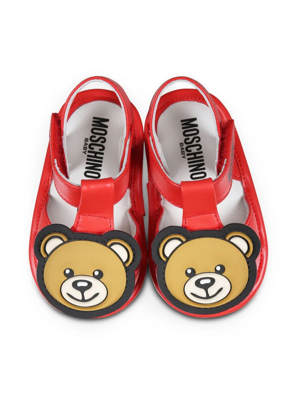 Moschino Kids Sandalen met Teddys Bear applicatie Rood