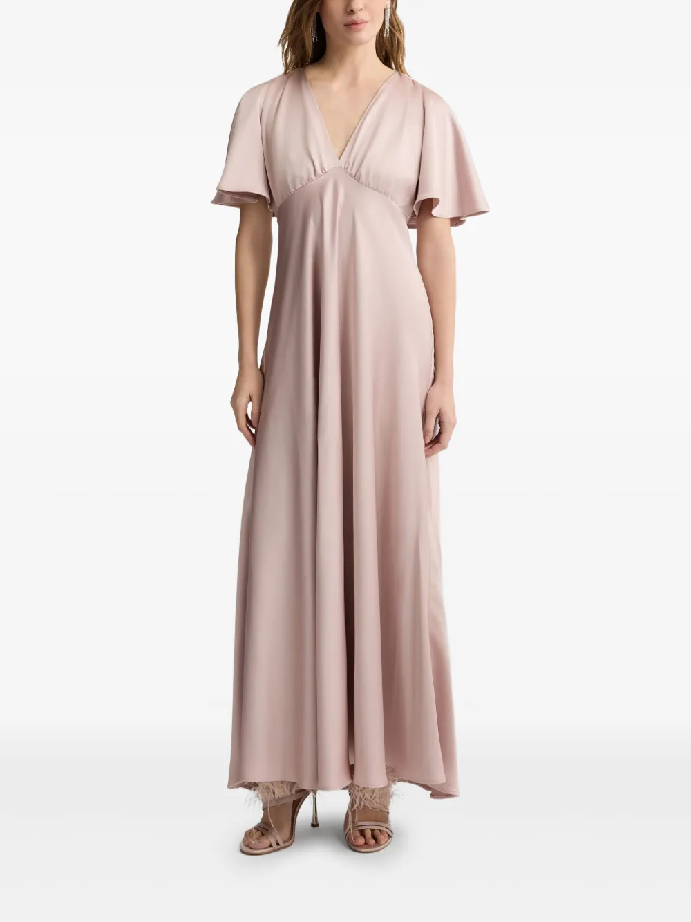 LIU JO satin maxi dress - Roze