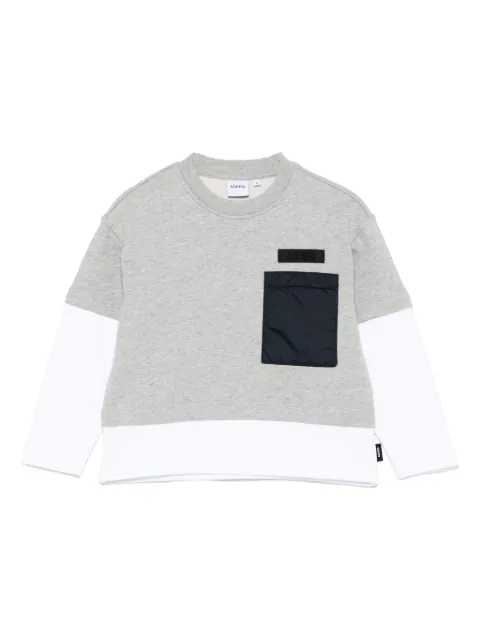 Aspesi Kids panelled sweatshirt