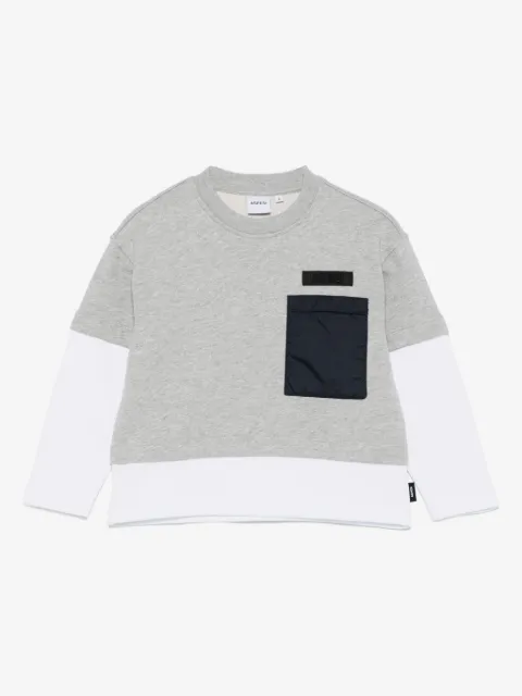 Aspesi Kids sudadera con paneles
