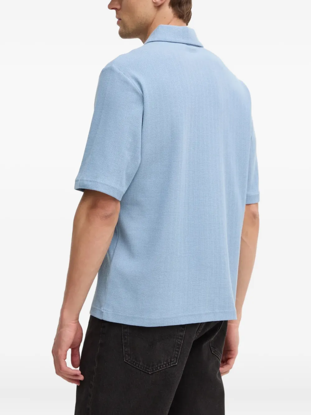 Filippa K Katoenen poloshirt Blauw
