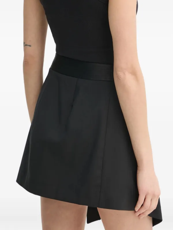 filippa k belted evening dress Strapless Floral Sequin Midi With High-Low Overskirt