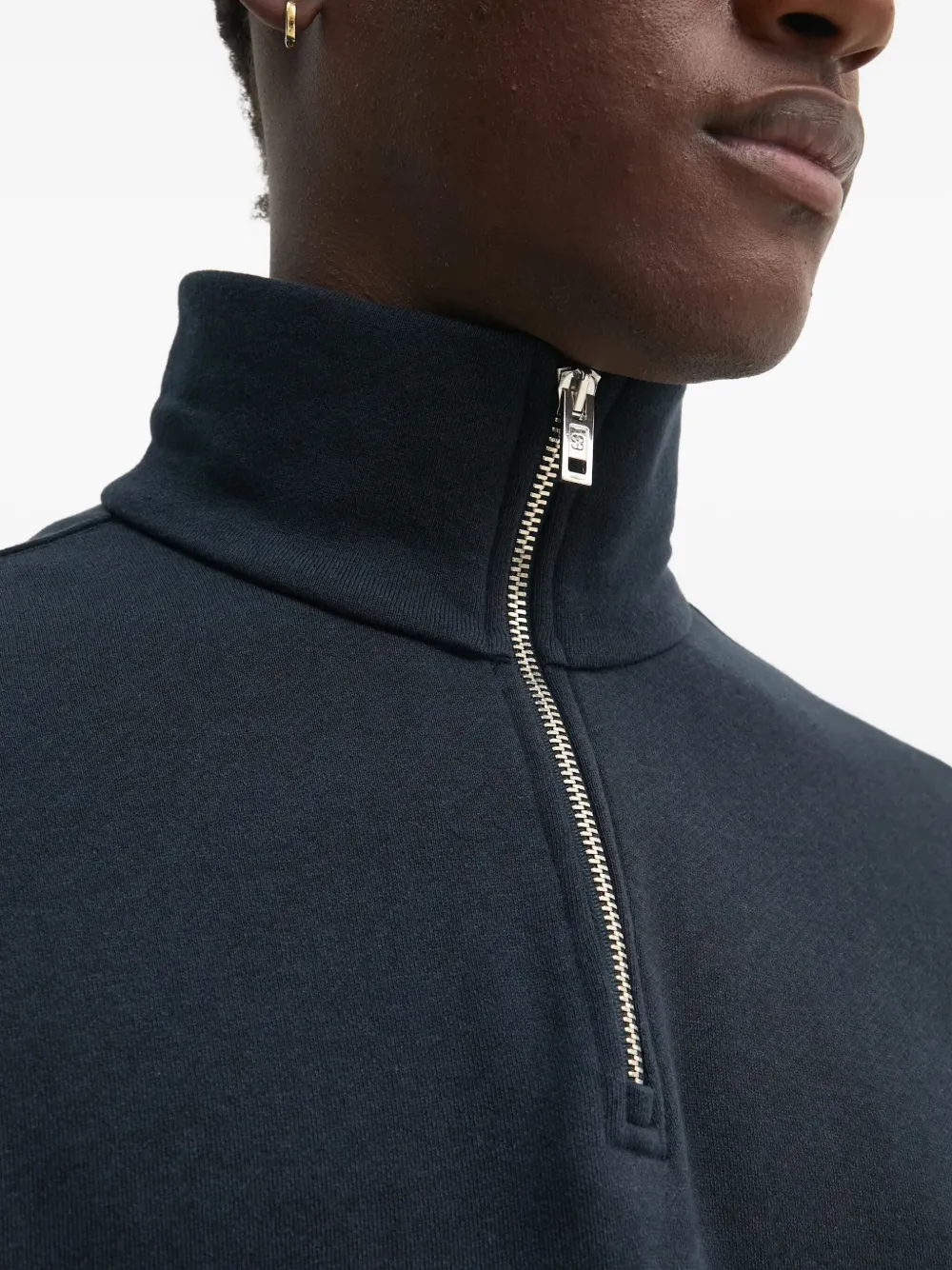Filippa K Sweater met rits Blauw