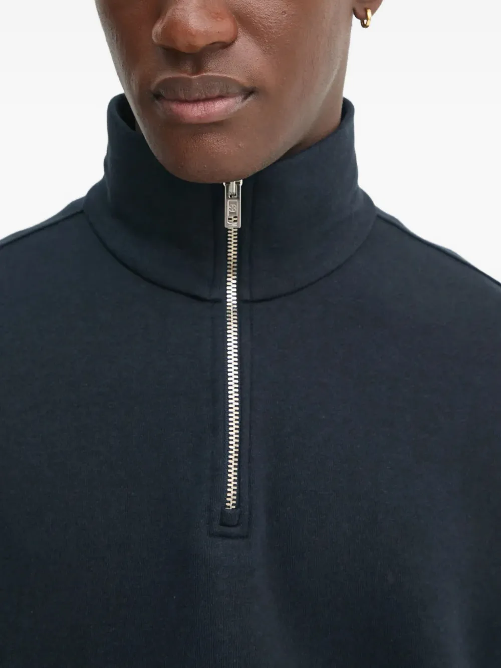 Filippa K Sweater met rits Blauw