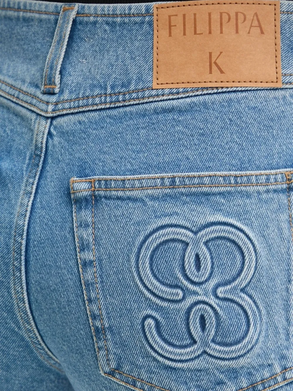 Filippa K 90s Stacked Bootcut Jeans In Blue