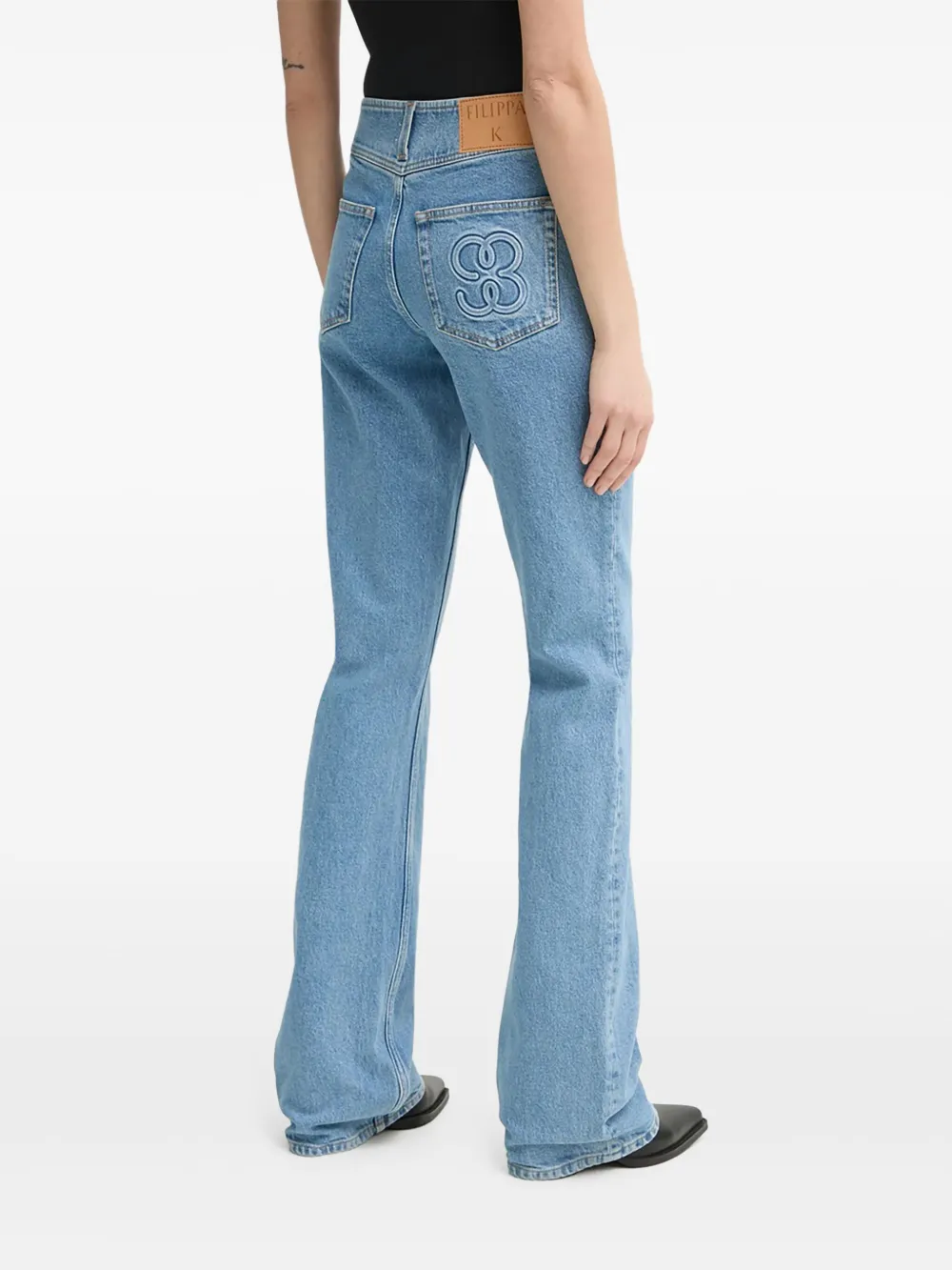 Filippa K 90s Stacked bootcut jeans - Blauw