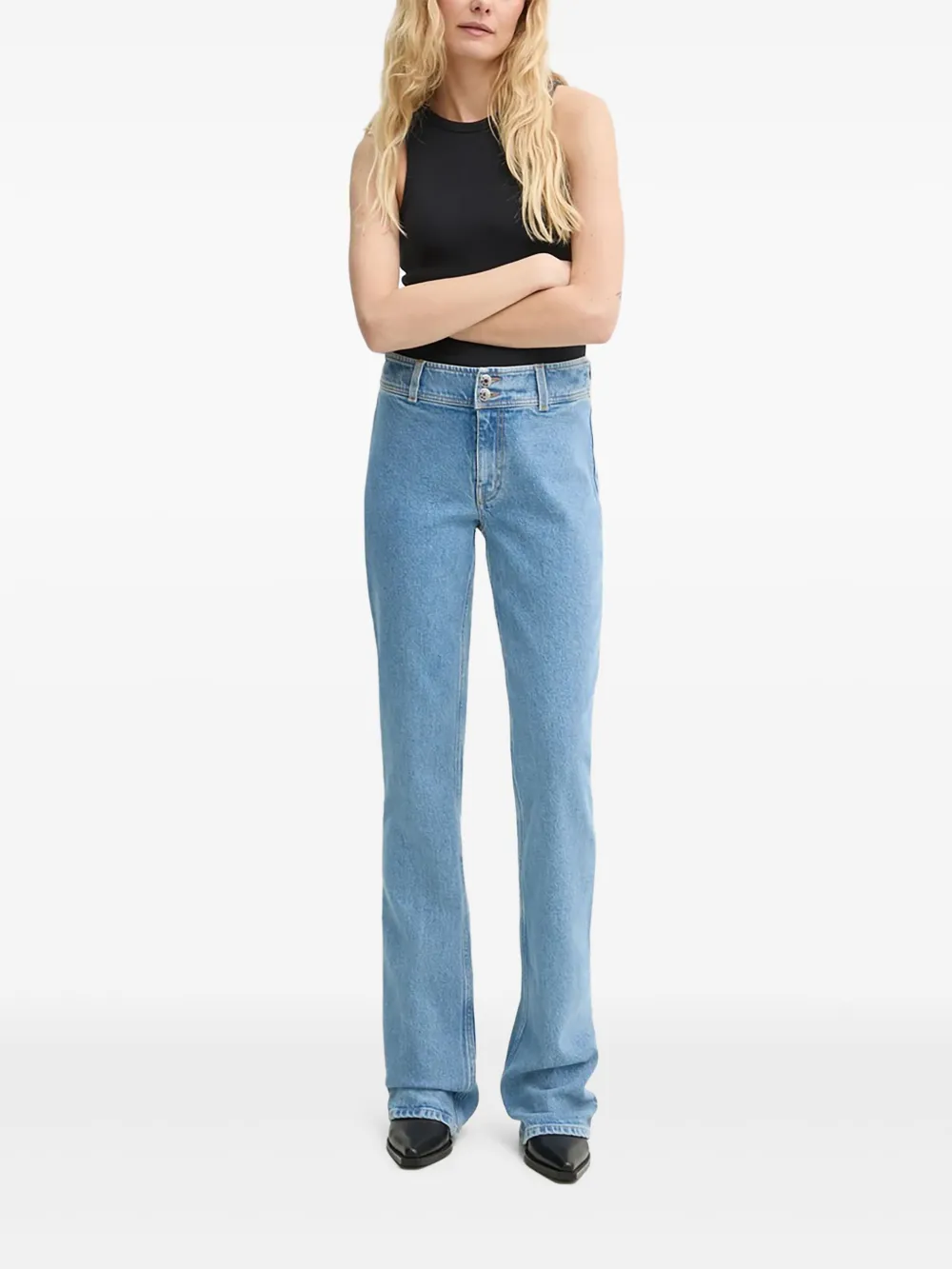 Filippa K 90s Stacked bootcut jeans | Blue | Image 1