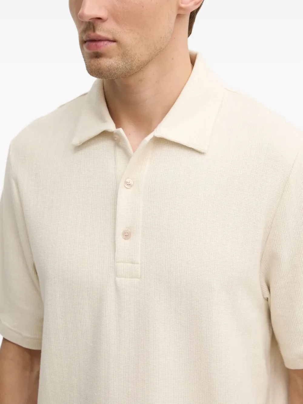 Filippa K Katoenen poloshirt Beige