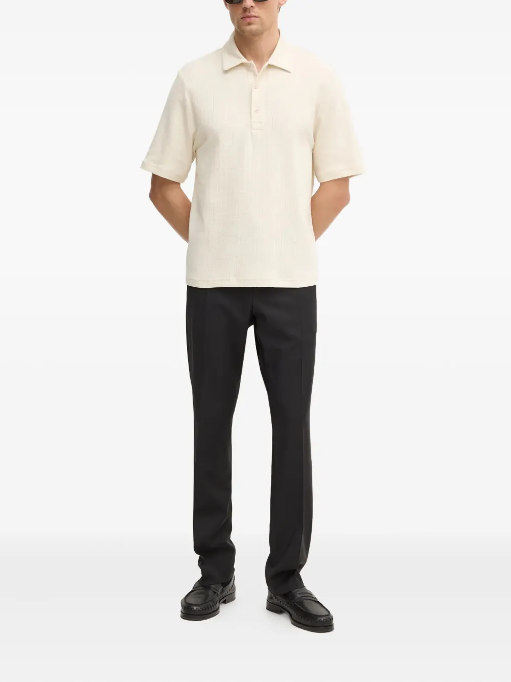 Filippa K Katoenen poloshirt - Beige